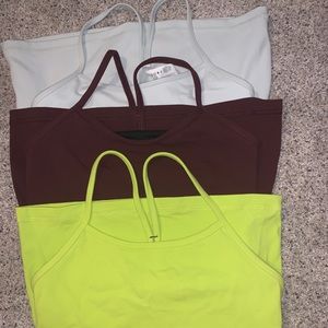 Lululemon Power Y Tank Bundle- Size 4- 3 tanks